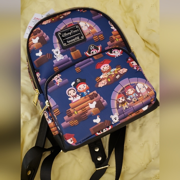 Loungefly Disney Parks Pirates of the Carribean Backpack NWT - Picture 1 of 7
